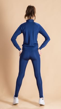 Спортивный костюм в обтяжку, цвет: синий